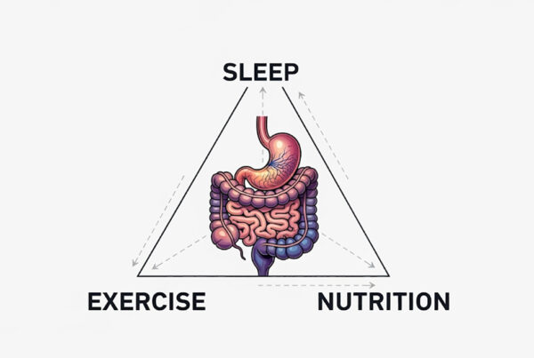 Sleep, Exercise, and Gut Health: The Lifestyle Triangle You’re Ignoring